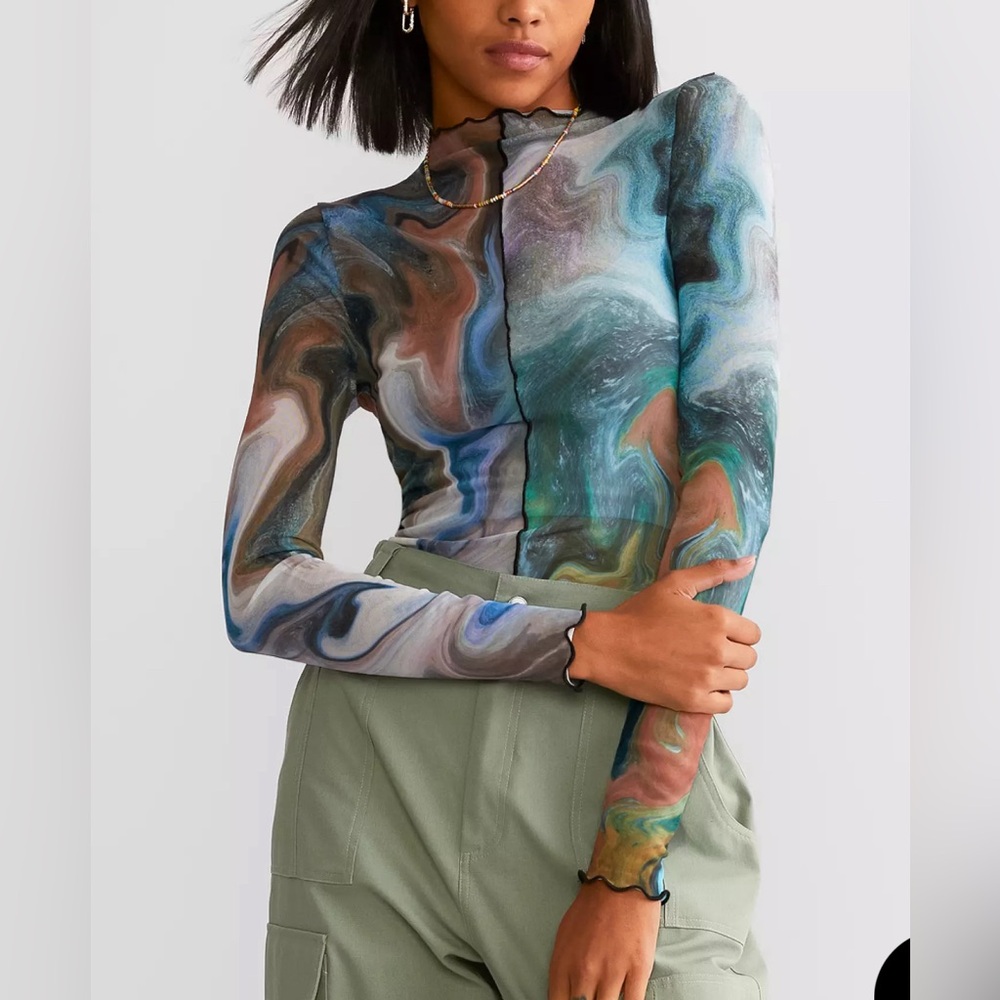 ZARA MESH TOP